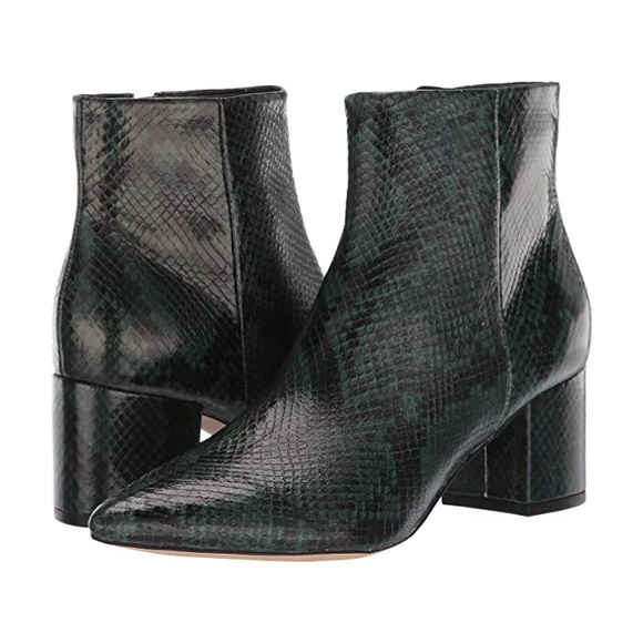 [Marc Fisher] Jelly Block Heel Booties - Picture 3 of 5